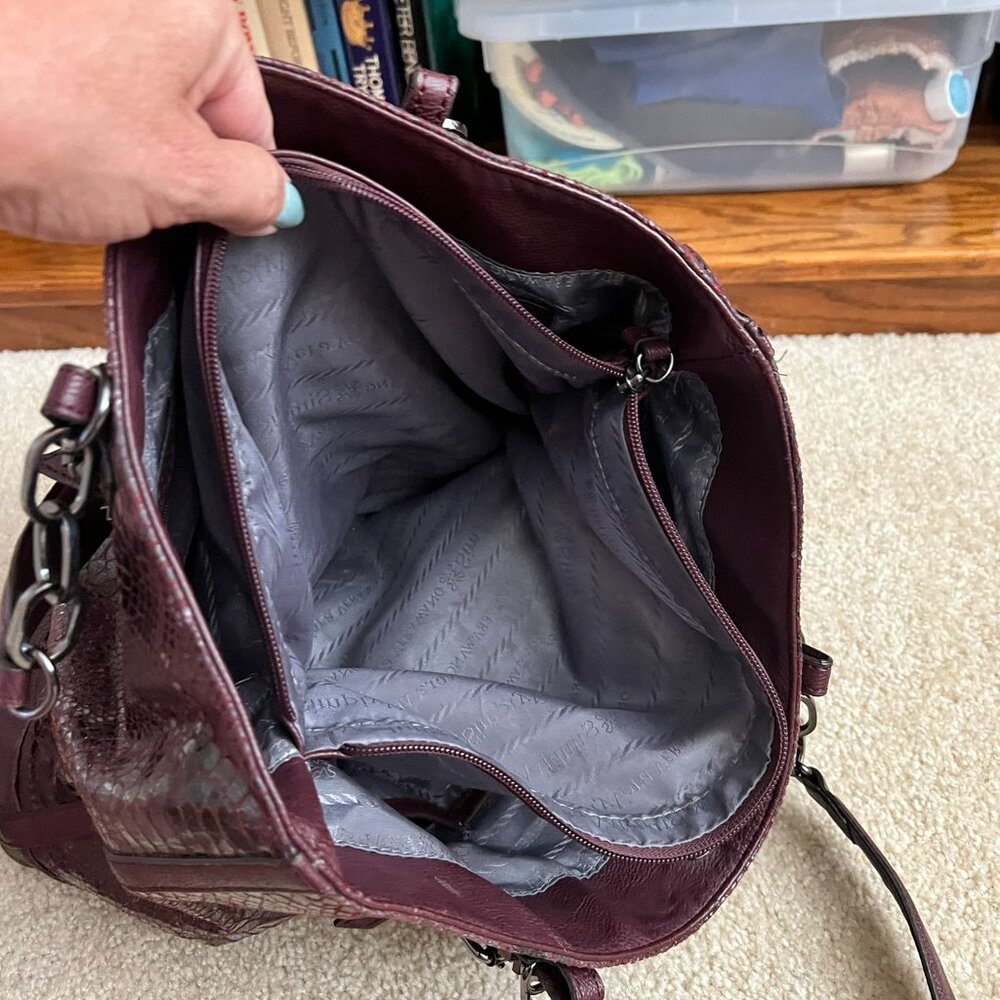 Faux Snakeskin Vera Wang bag - Picture 4 of 5